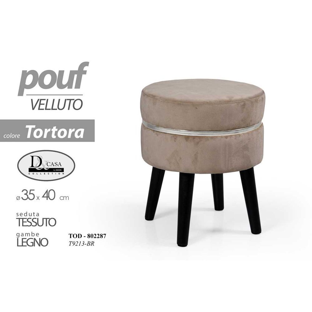 Pouf Tortora ,5Cm Br-17