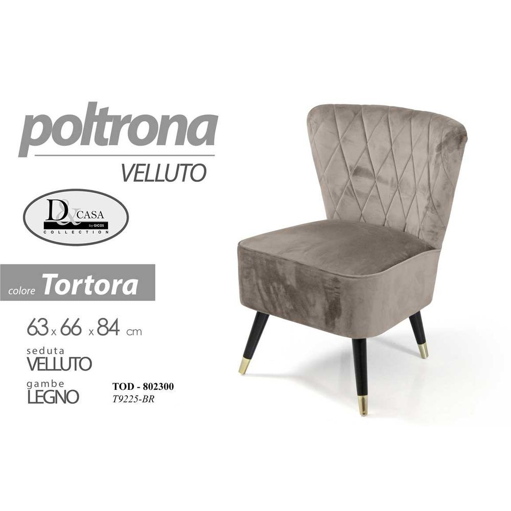 Poltrona Tortora 63,* Br-17