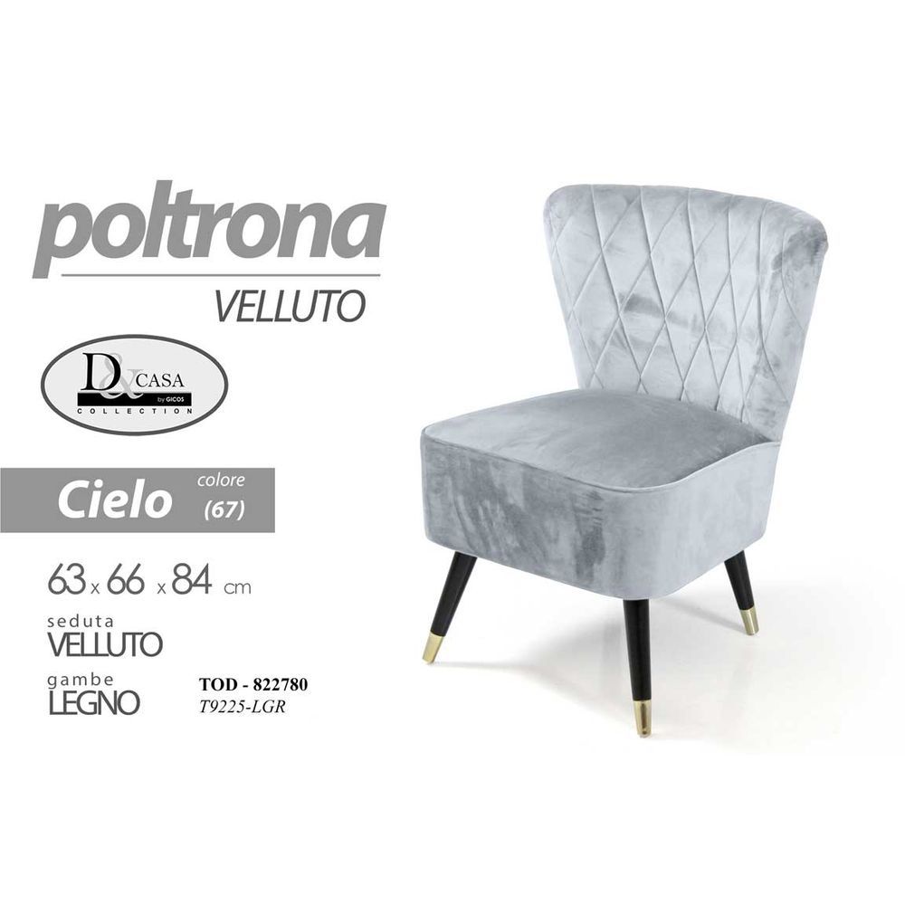 Poltrona Cielo 63,T9225 -C-67