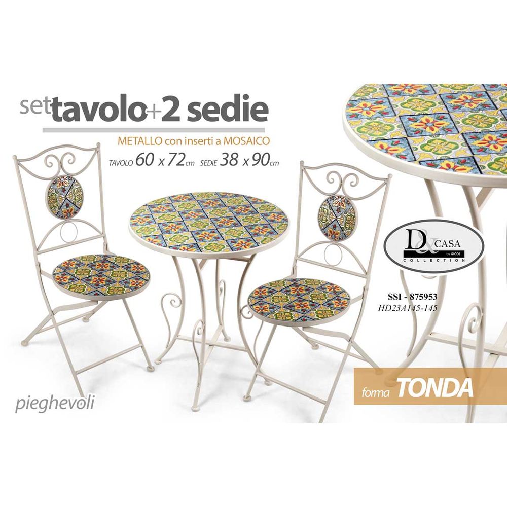 Tav+2Sedie Bco H Hd23A