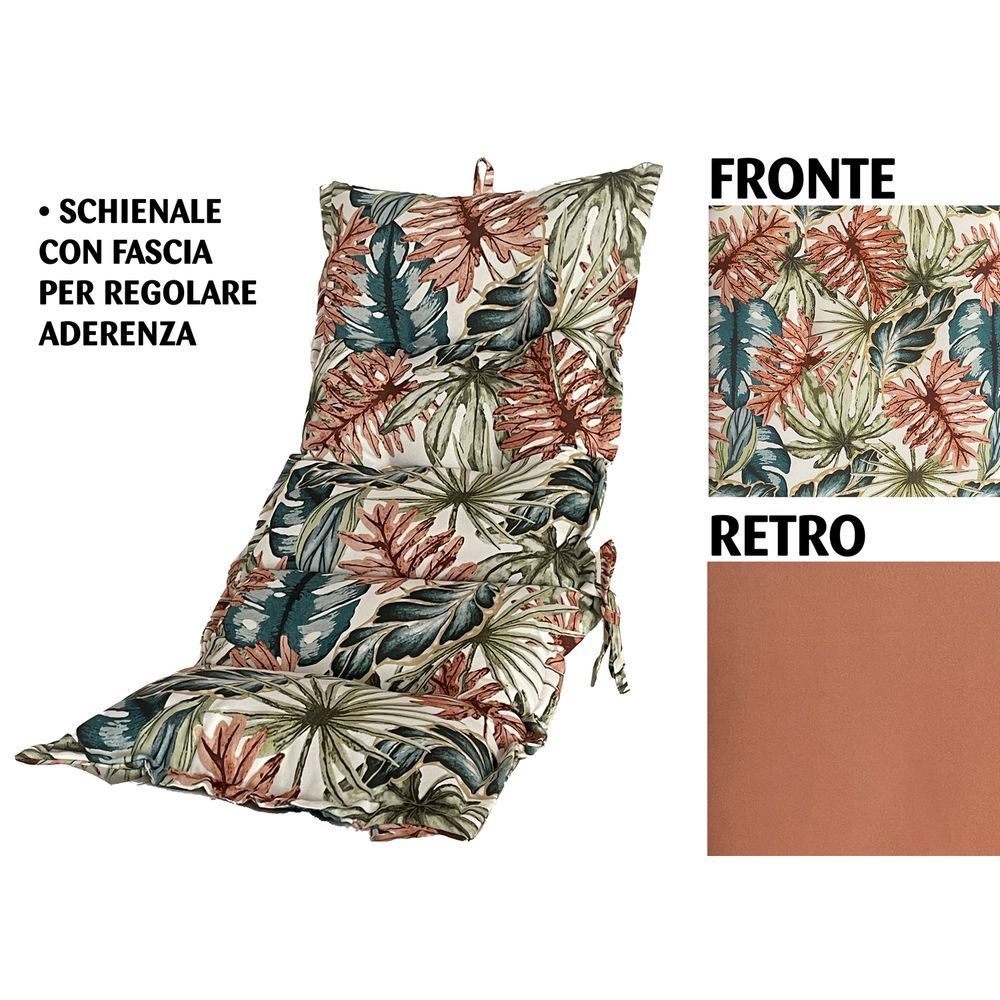 Cuscino da Sdraio Soft Tropical Double Face