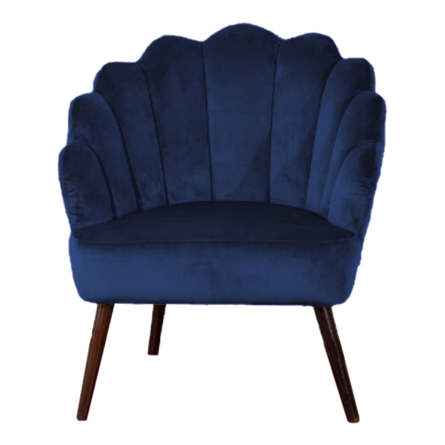 Poltrona Conchiglia Blu